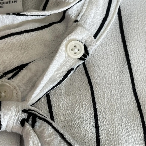 EUC Cooperative Urban Outfitters Bow Tie Button Up Dress Black White (Women’s S) - Picture 11 of 16